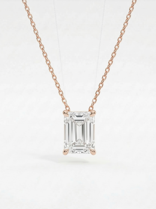 emerald and diamond necklace​

