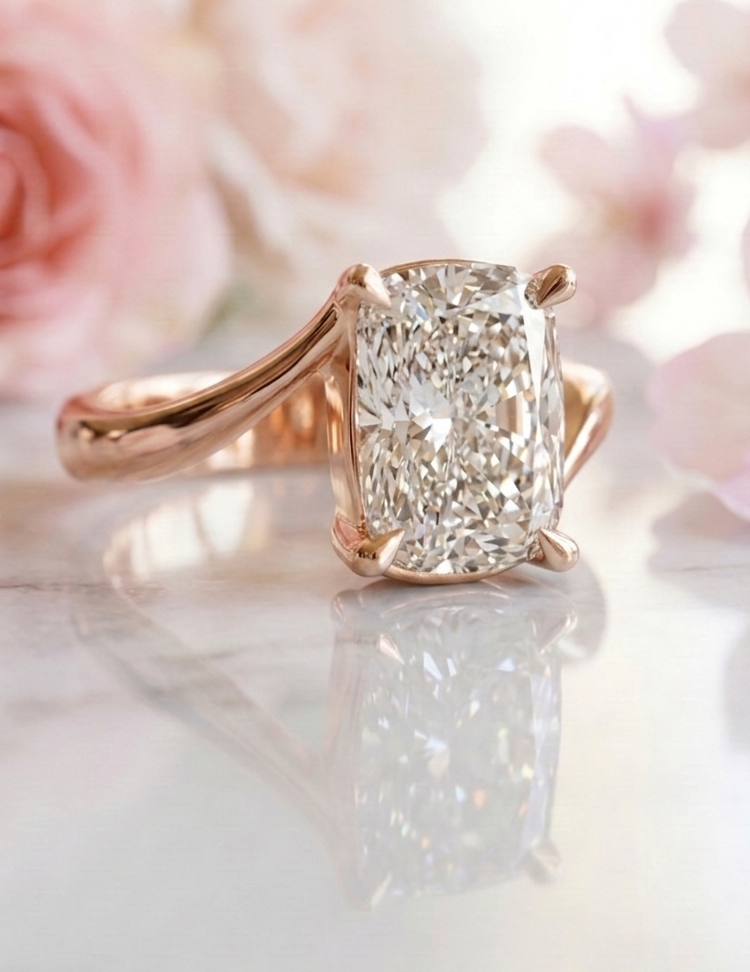 3 carat radiant cut diamond ring​
