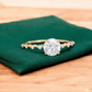 1.120 ct Round Cut Lab Grown Diamond Engagement Ring • Classic Solitaire or Halo Bridal Ring