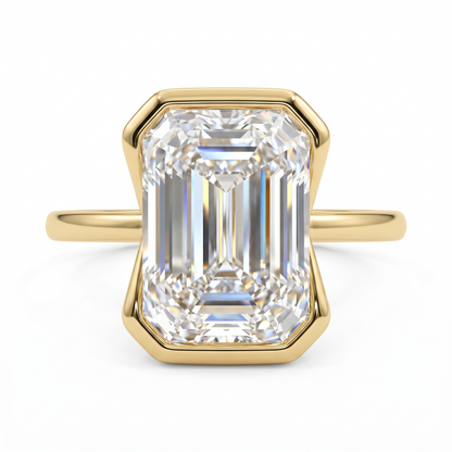 1.50Ct Emerald Cut Solitaire Engagement Ring