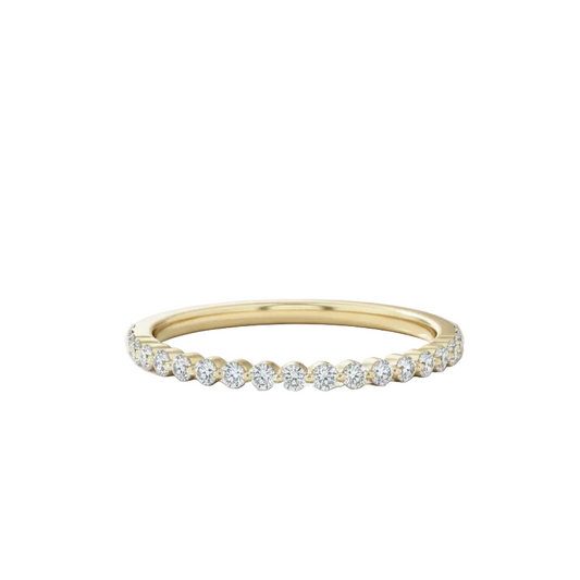0.250 Ct 1.50 mm Moissanite Wedding Band