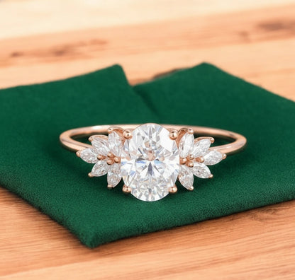 oval cut engagement rings