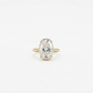 1.50CT Oval Cut Lab-Grown Engagement Ring – 14K Gold Solitaire Ring