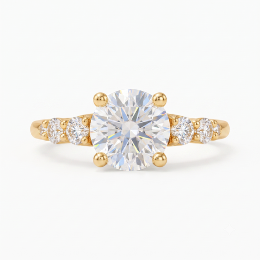 1.00 ct Lab-Grown Diamond Ring | Round & Classic Design