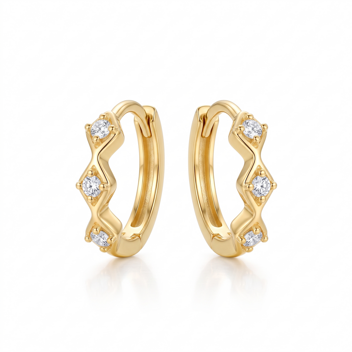 huggie hoop earrings​

