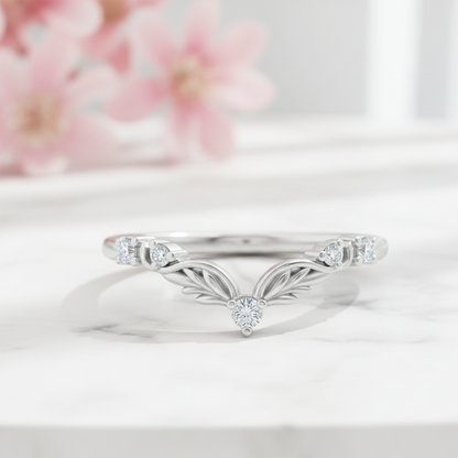 curved wedding ring​

