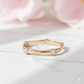 Lab Grown Diamond Bezel Set Stacking Band Ring • 14K Solid Gold