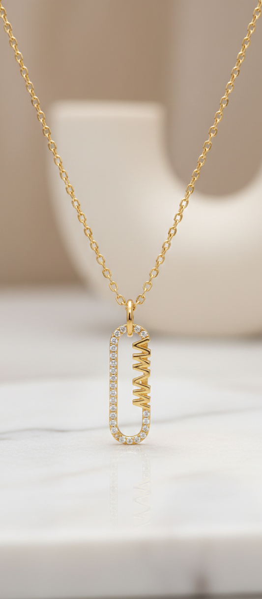 0.100 Ct Mama Lab-Grown Diamond Necklace