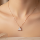 0.300 Ct Triangle Lab-Grown Diamond Necklace – 14K Gold Pendant