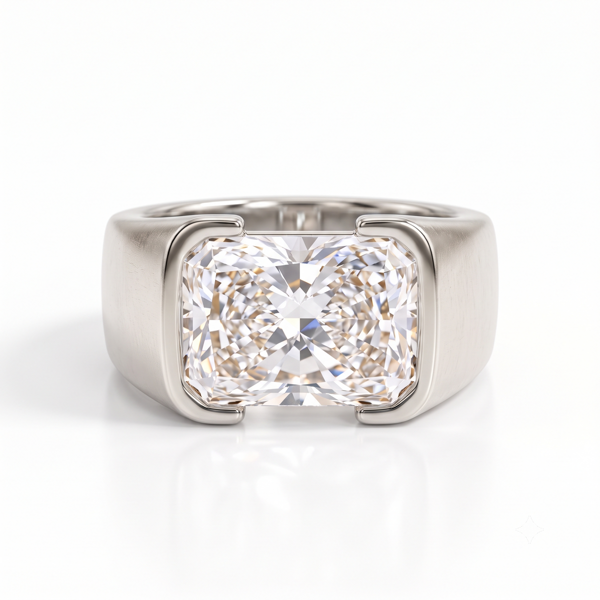 radiant cut diamond engagement rings​

