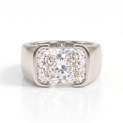 radiant cut diamond engagement rings​

