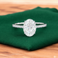 2.680 ct Oval Shaped Lab Grown Diamond Engagement Ring
