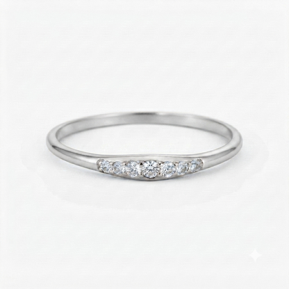 Eternity Diamond Wedding Band Pave Setting