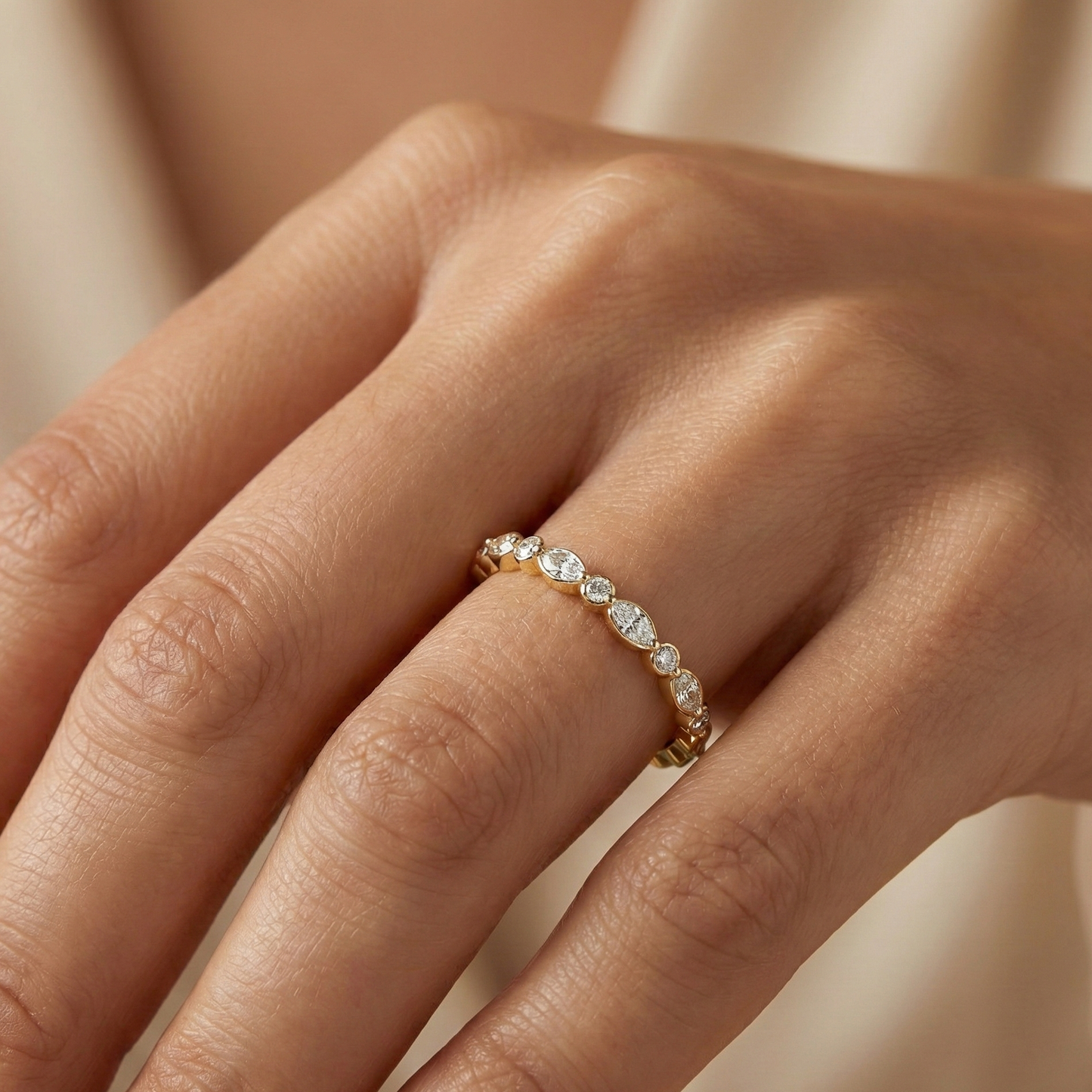 half eternity band ring​