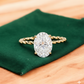 3 carat oval diamond ring
