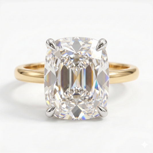 3.46ct Cushion Cut Lab-Grown Engagement Ring