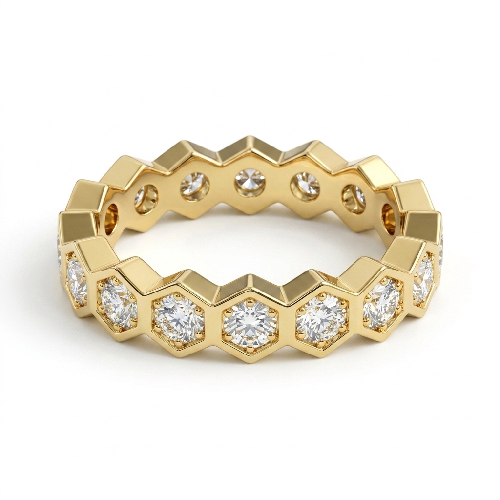 full circle diamond ring