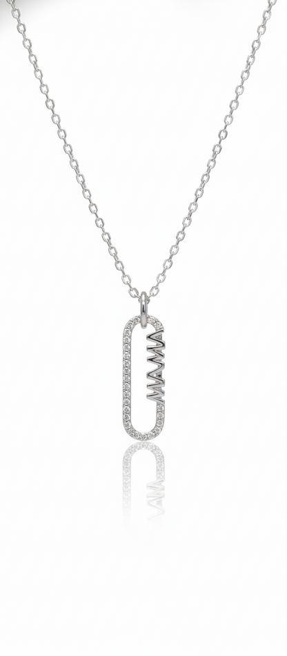 0.100 Ct Mama Lab-Grown Diamond Necklace