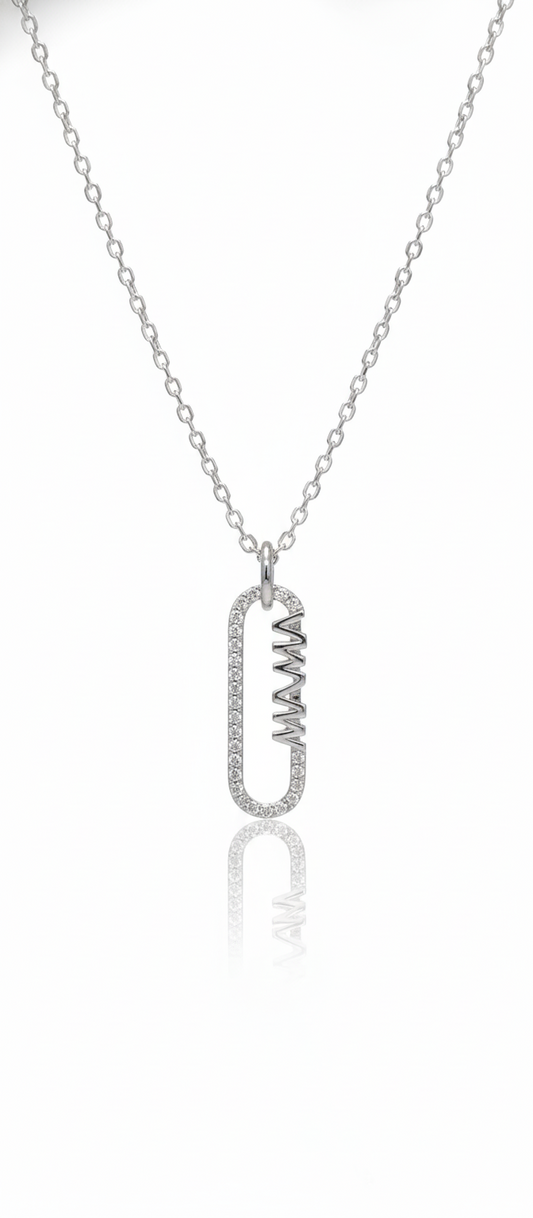 0.100 Ct Mama Lab-Grown Diamond Necklace
