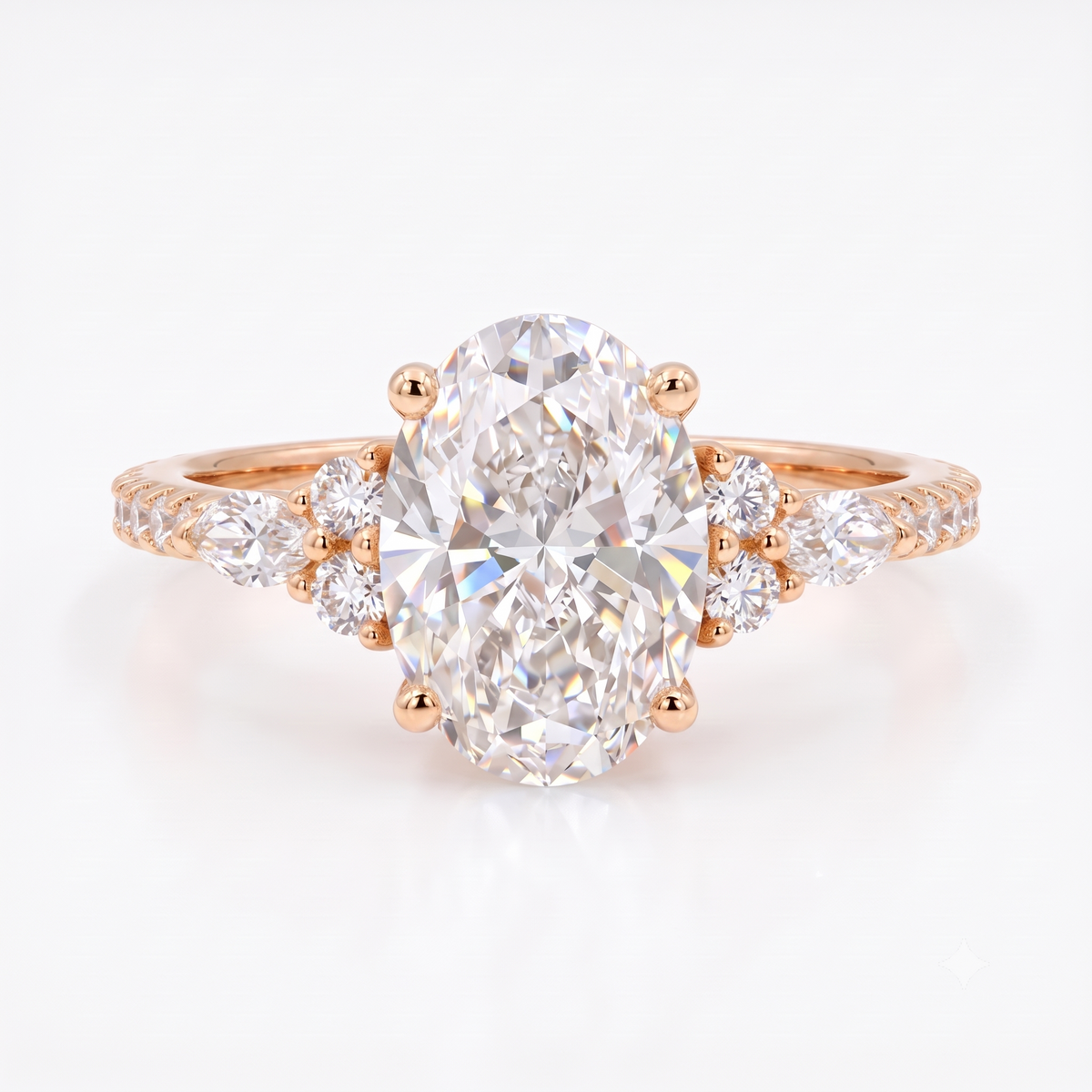 2.00ct Oval Cut 7x9mm Lab-Grown Ring