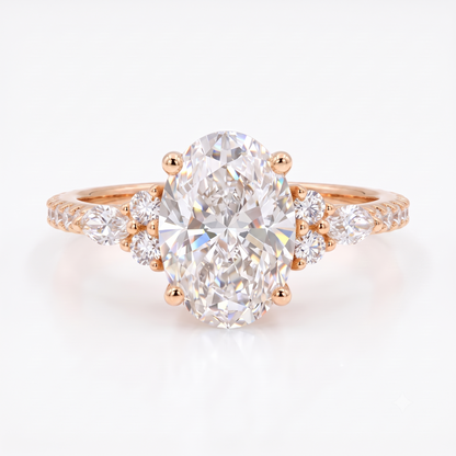 2.00ct Oval Cut 7x9mm Lab-Grown Ring