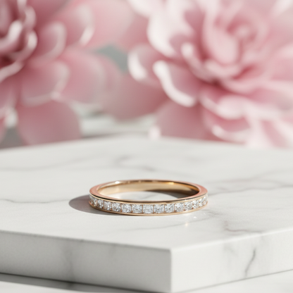 0.250Ct 1.20mm Princess Cut Lab-Grown Ring