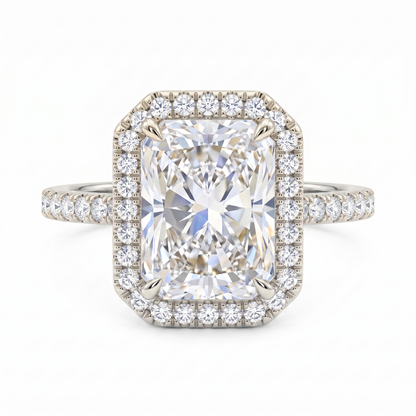 2.00tw Radiant cut Lab-Grown engagement ring