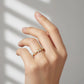 dainty gold diamond ring