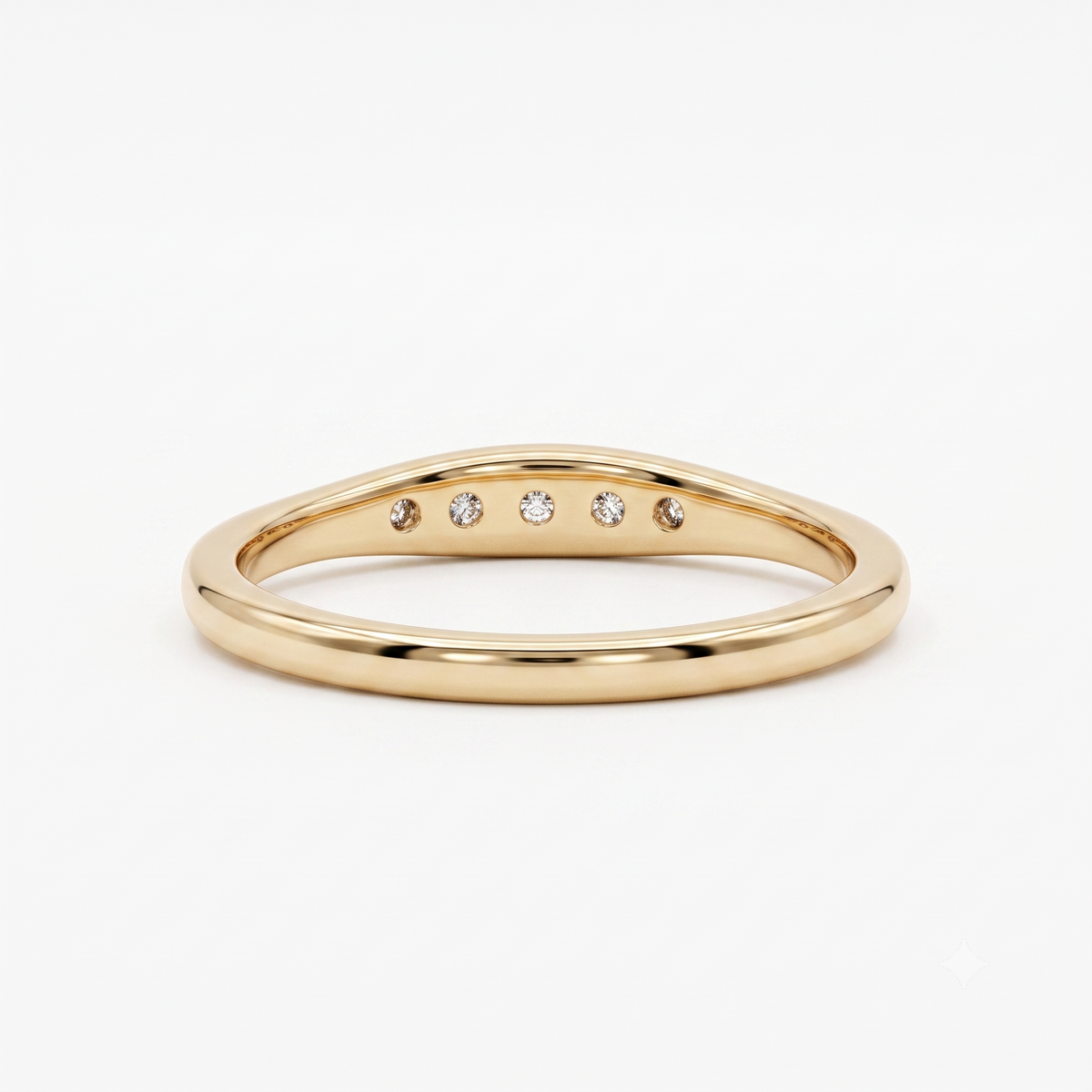 0.200 ct Vintage Inspired Lab Grown Diamond Wedding Band