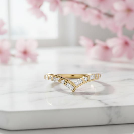 curved wedding bands for women​

