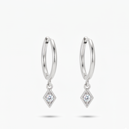 hoop dangle earrings​

