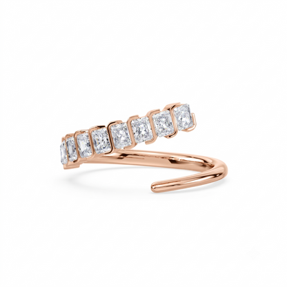 gold finger cuff ring​

