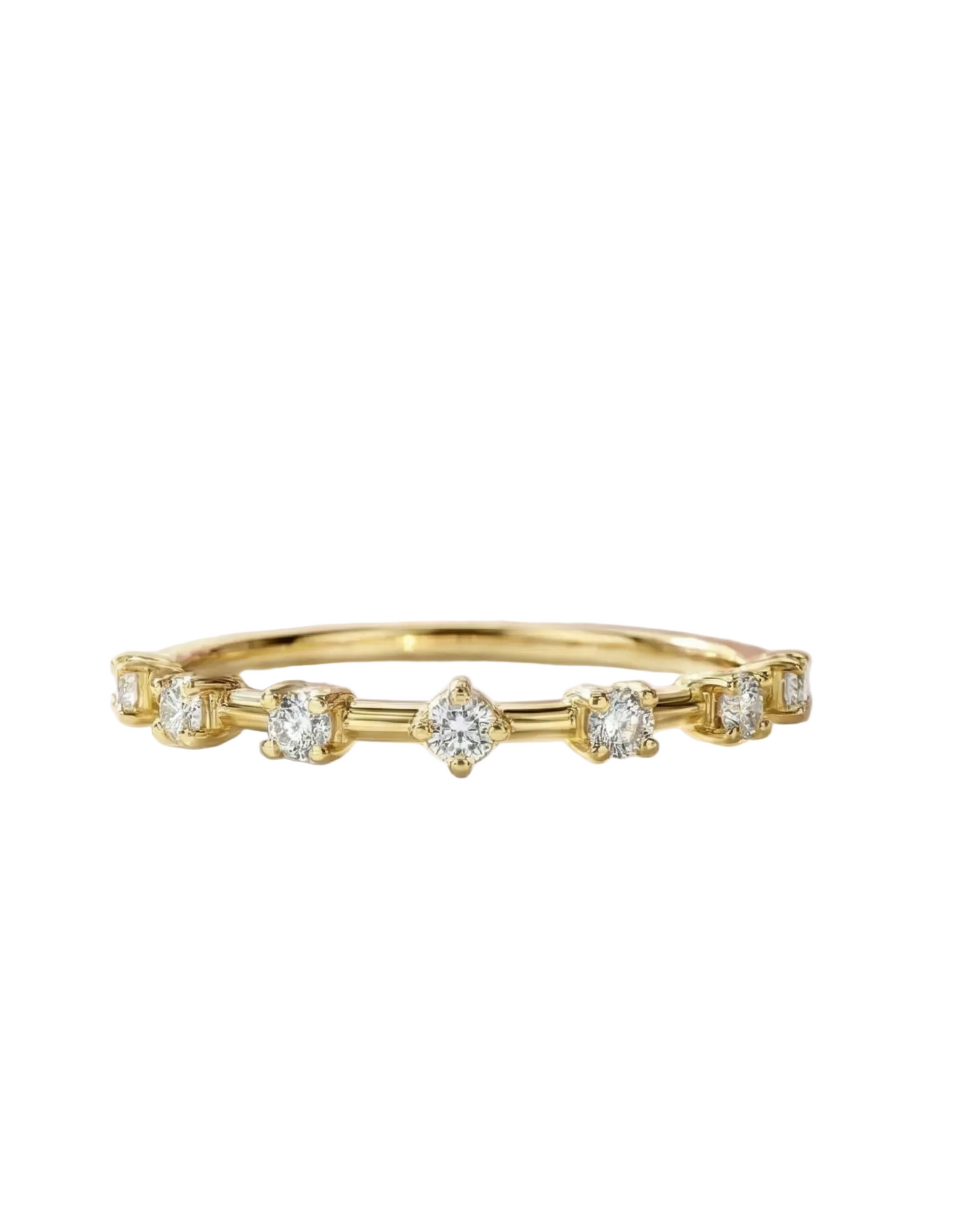 1.470 Ct Half Eternity Lab-Grown Ring