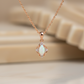 14K Gold Oval Opal Pendant Necklace – Dainty Jewelry