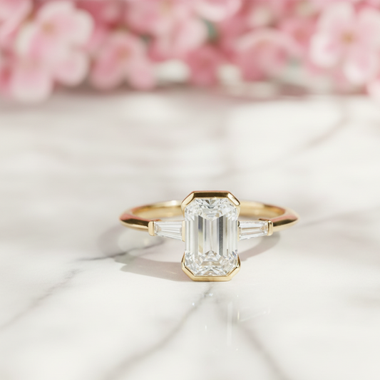 2.40 CT Emerald Cut Ring