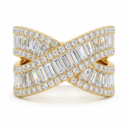 Unique Lab-Grown  wedding band women