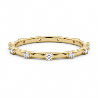 0.050Ct Lab Grown Diamond Eternity Ring, Diamond Wedding Band