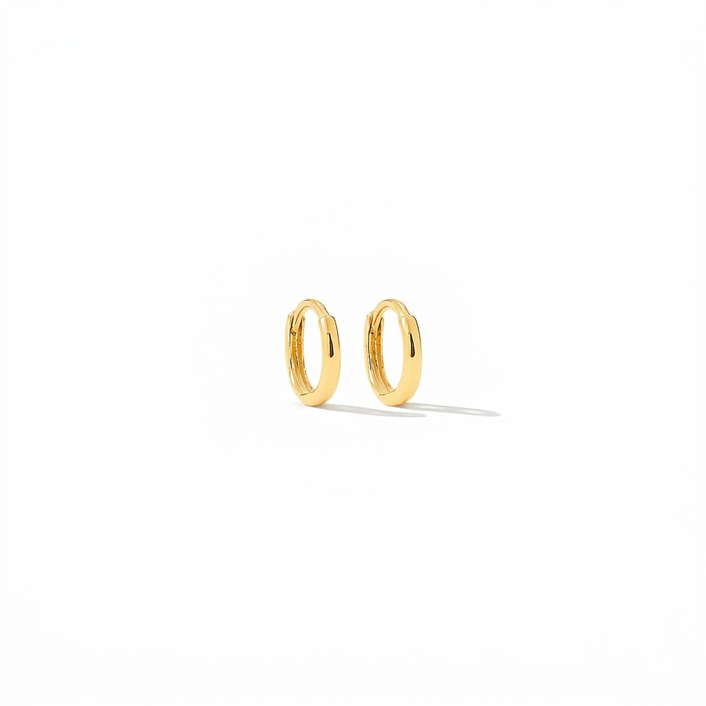 Mini Gold Hoop Earring • Dainty 14K Gold Pair Hoop