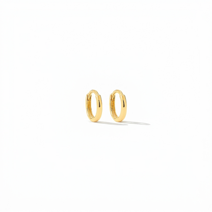 Mini Gold Hoop Earring • Dainty 14K Gold Pair Hoop