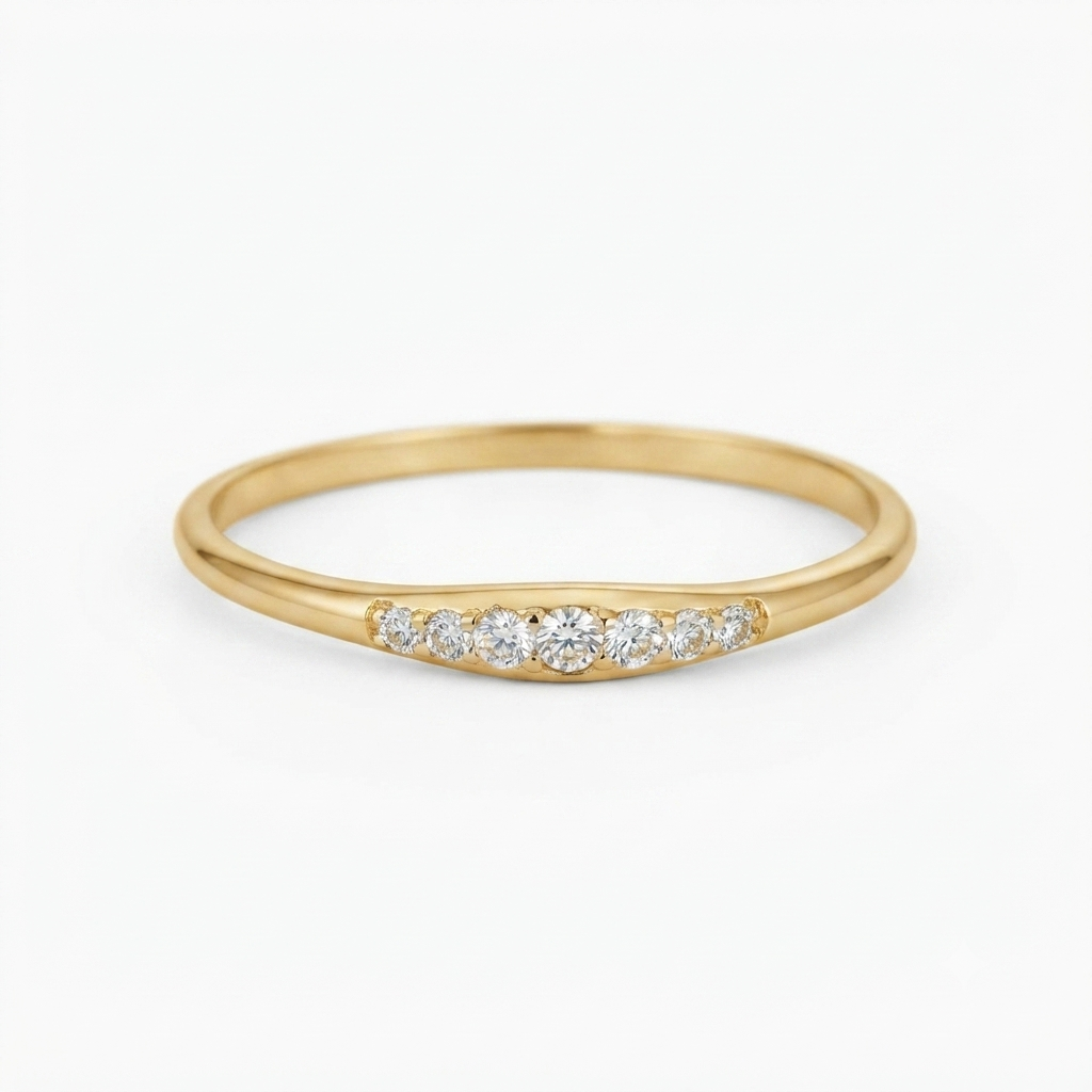 Eternity Diamond Wedding Band Pave Setting