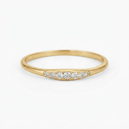 Eternity Diamond Wedding Band Pave Setting