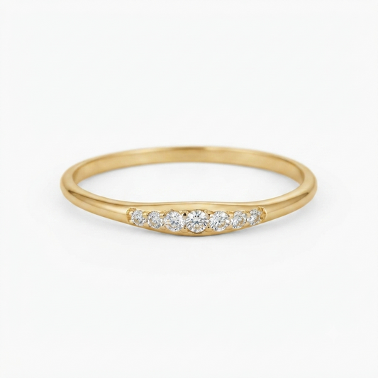Eternity Diamond Wedding Band Pave Setting