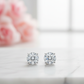 1/2ct Lab Grown Diamond Stud Earrings • 14K Yellow Gold Dainty Solitaire Earrings