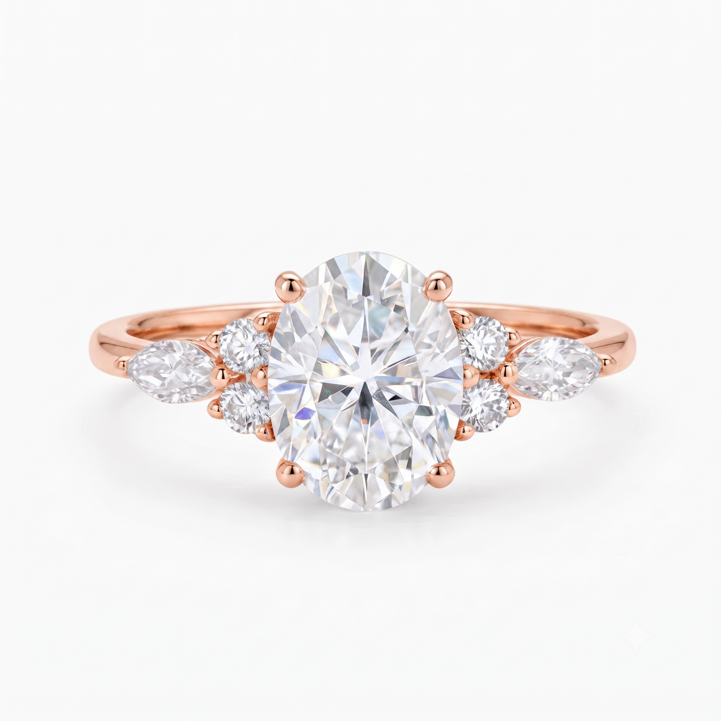 1.750ct Oval Lab Grown Diamond Engagement Ring