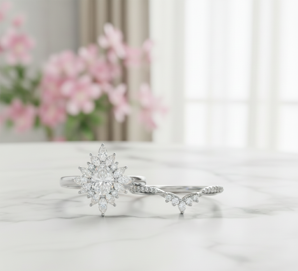 solitaire oval diamond ring
