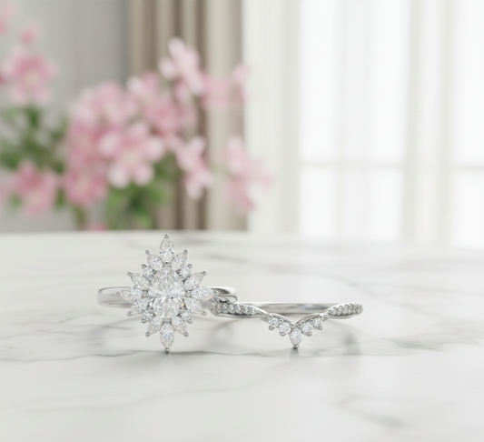 solitaire oval diamond ring
