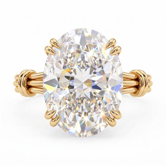 oval cut solitaire ring​

