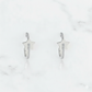 Star Lab Grown Diamond Hoop Earrings