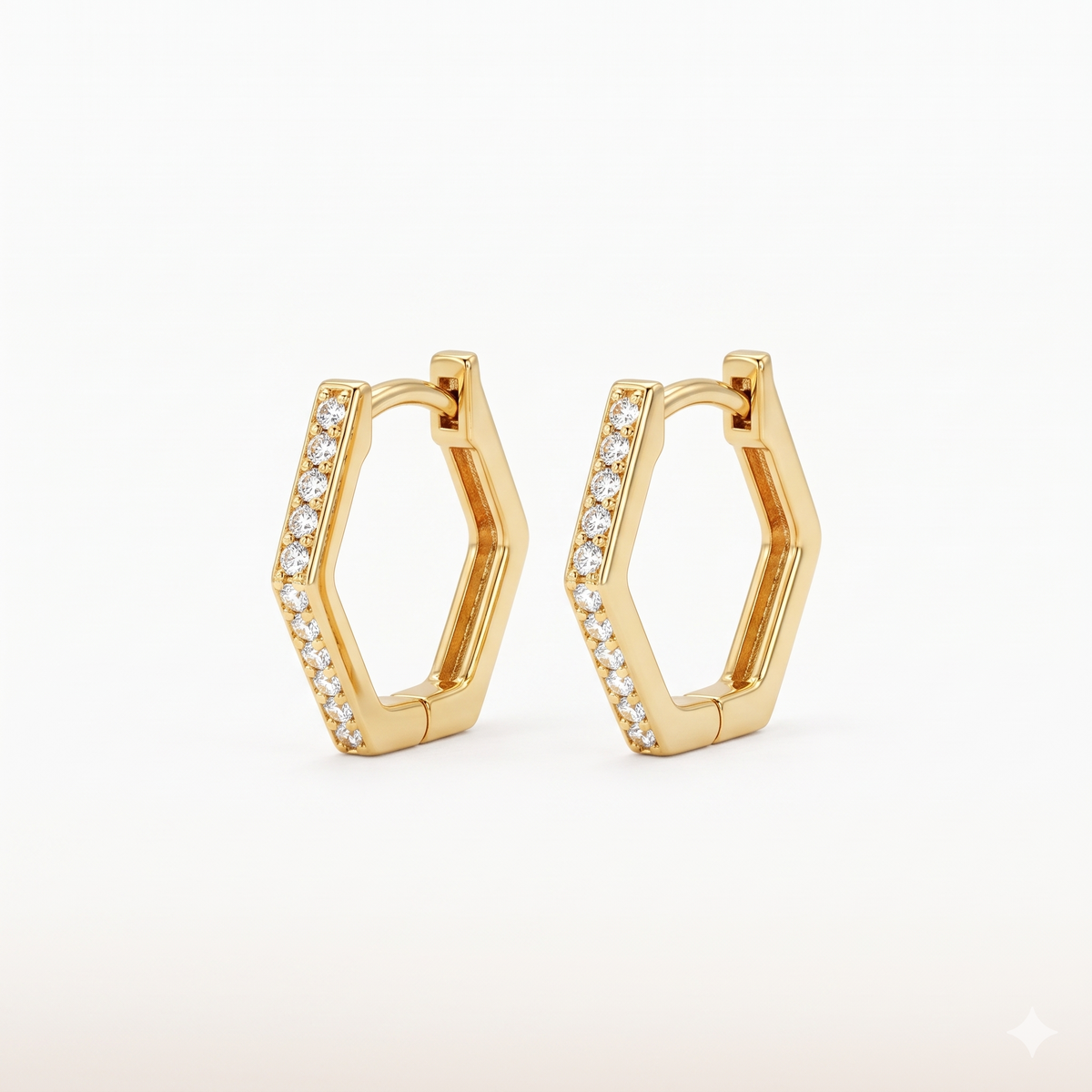 hexagon earrings​

