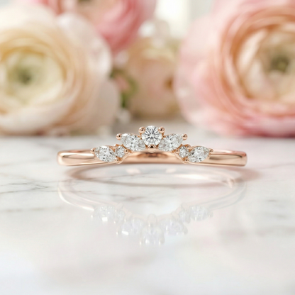 marquise solitaire diamond ring​

